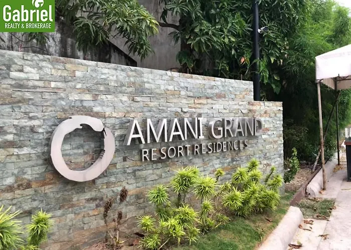 Amani Grand Residences By Jc Spacerentals Balcony Pool View, Ground Floor, 5mins From Airport, Free Wifi, Netflix アパート マクタン